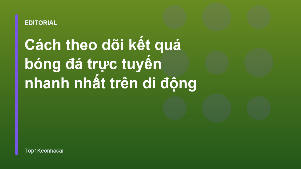 Người dùng xem kết quả bóng đá trực tuyến trên điện thoại di động