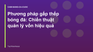 Read more about the article Phương pháp gấp thếp bóng đá: Chiến thuật quản lý vốn hiệu quả